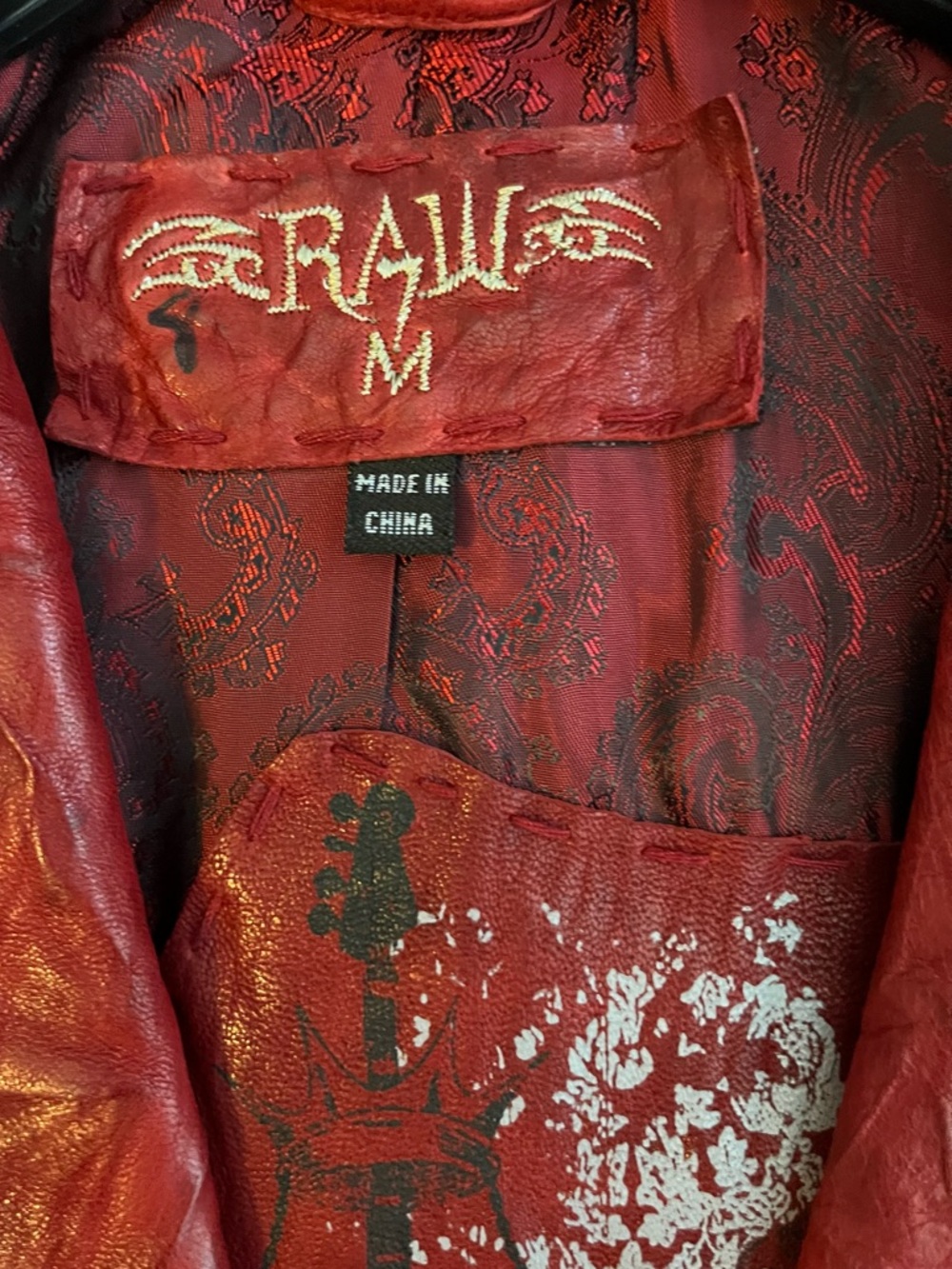 Rare Raw 7 Leather Distressed Blazer - Picture 11 of 15